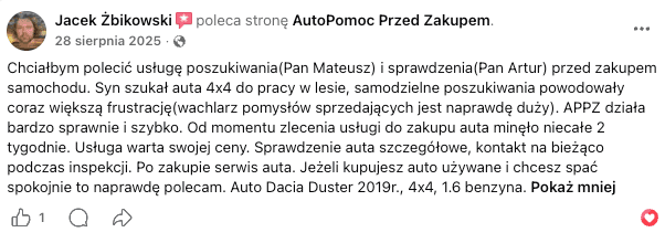 Opinia klienta z Google 14